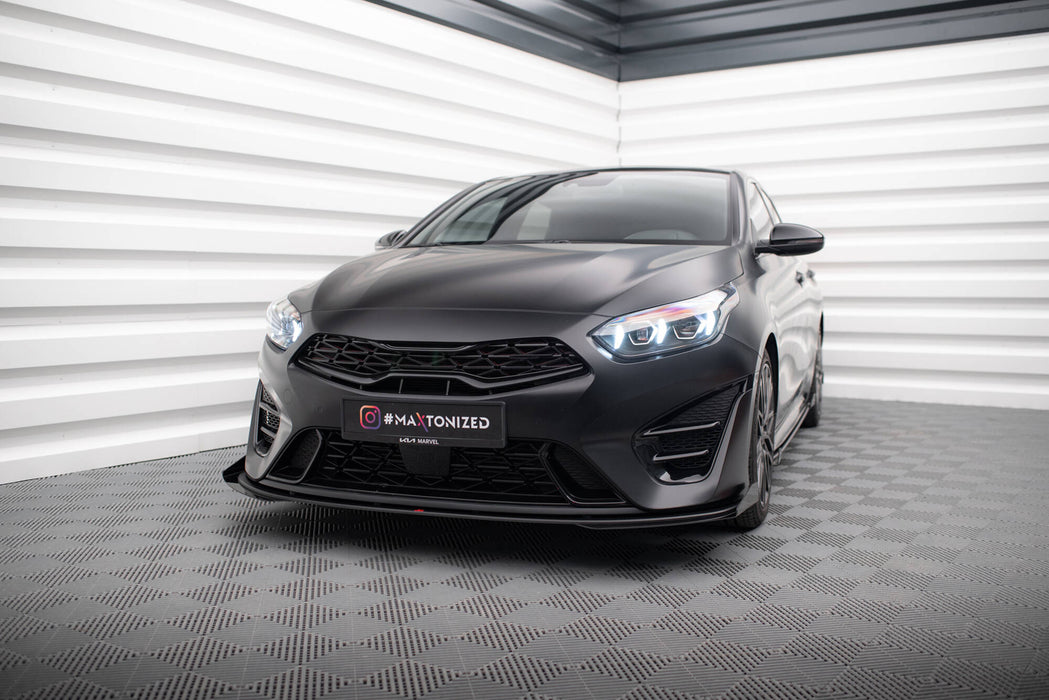 Maxton Design Front Flaps Kia Proceed GT Mk3 Facelift / Ceed GT / GT - Line Mk1 Facelift