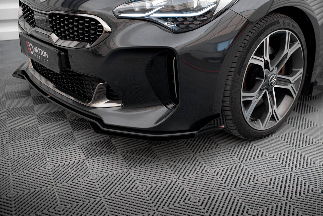 Maxton Design Front Flaps Kia Stinger GT / GT-Line / Standard Mk1