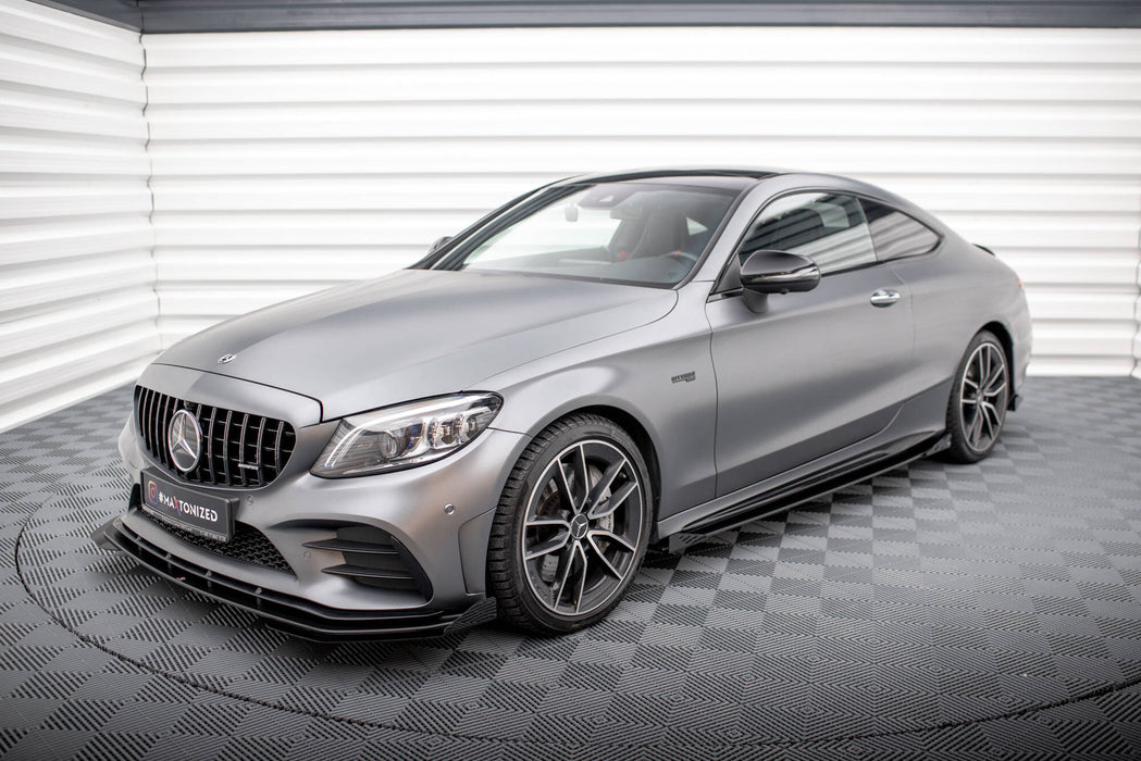 Maxton Design Front Flaps Mercedes-AMG C43 Coupe / Cabrio C205  Facelift / A205 Facelift