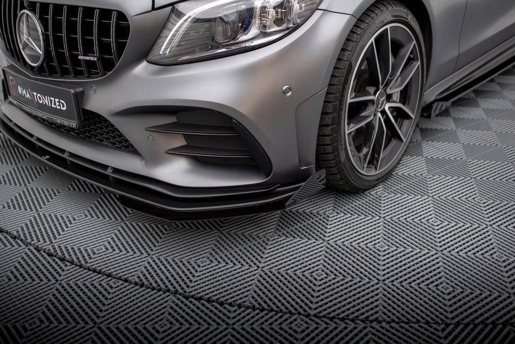 Maxton Design Front Flaps Mercedes-AMG C43 Coupe / Cabrio C205  Facelift / A205 Facelift