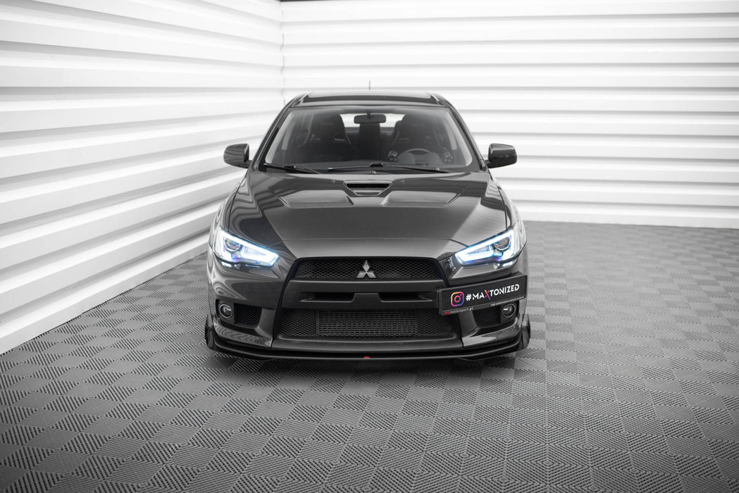 Maxton Design Front Flaps Mitsubishi Lancer EVO X