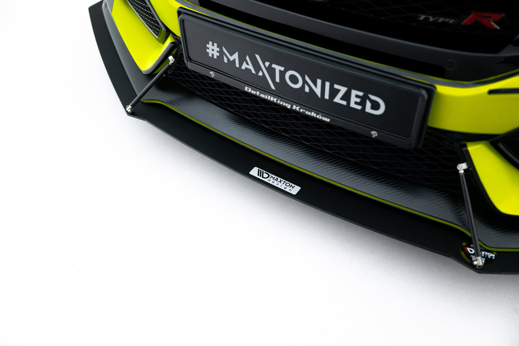 Maxton Design Front Racing Splitter V.1 Honda Civic Type-R Mk10 / Mk10 Facelift