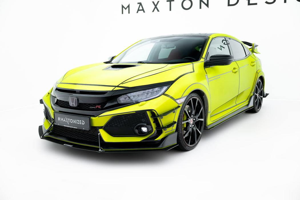 Maxton Design Front Racing Splitter V.1 Honda Civic Type-R Mk10 / Mk10 Facelift