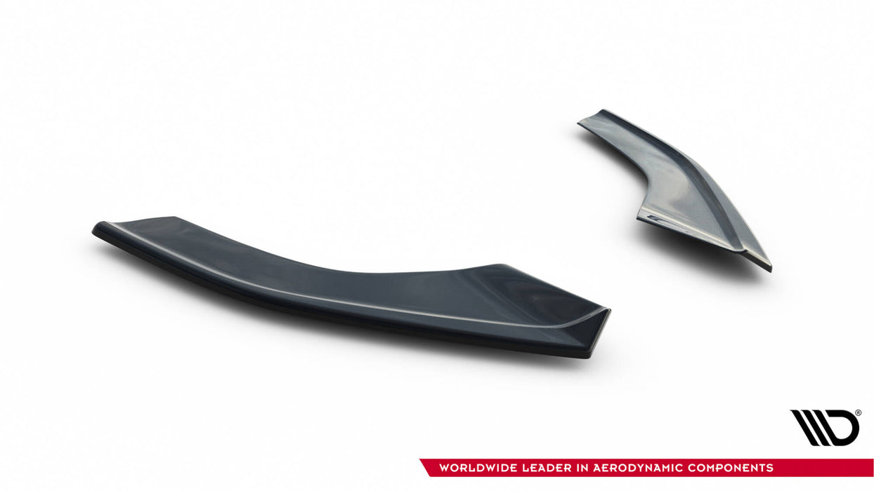 Maxton Design Front Side Splitters Volkswagen Golf R / R-Line Mk7 Facelift