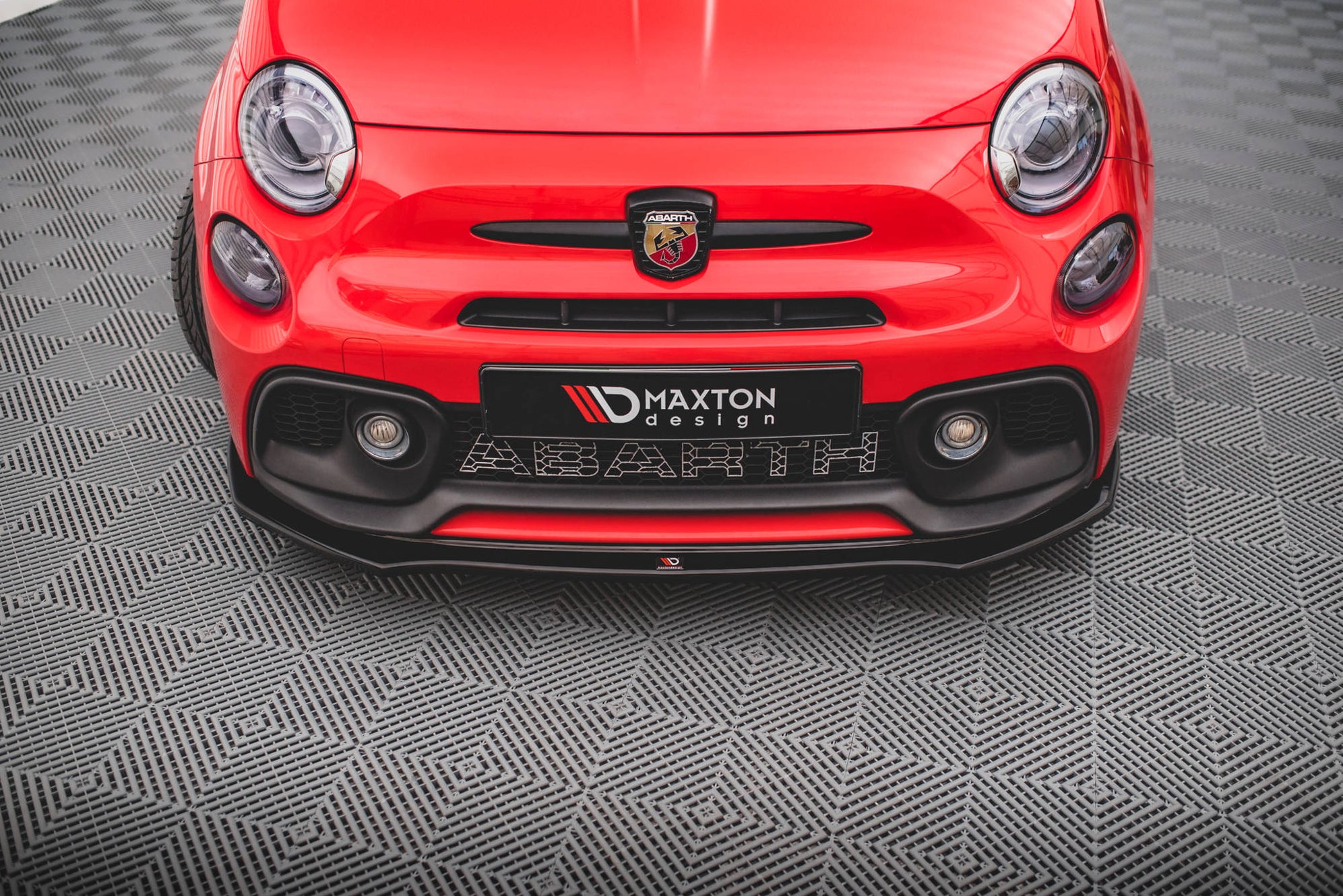 Buy Maxton Design Front Splitter Abarth 595 Mk1 Facelift | MAXTON ...