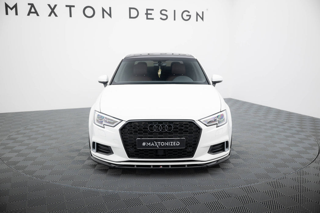 Maxton Design Front Splitter Audi A3 Sedan 8V Facelift