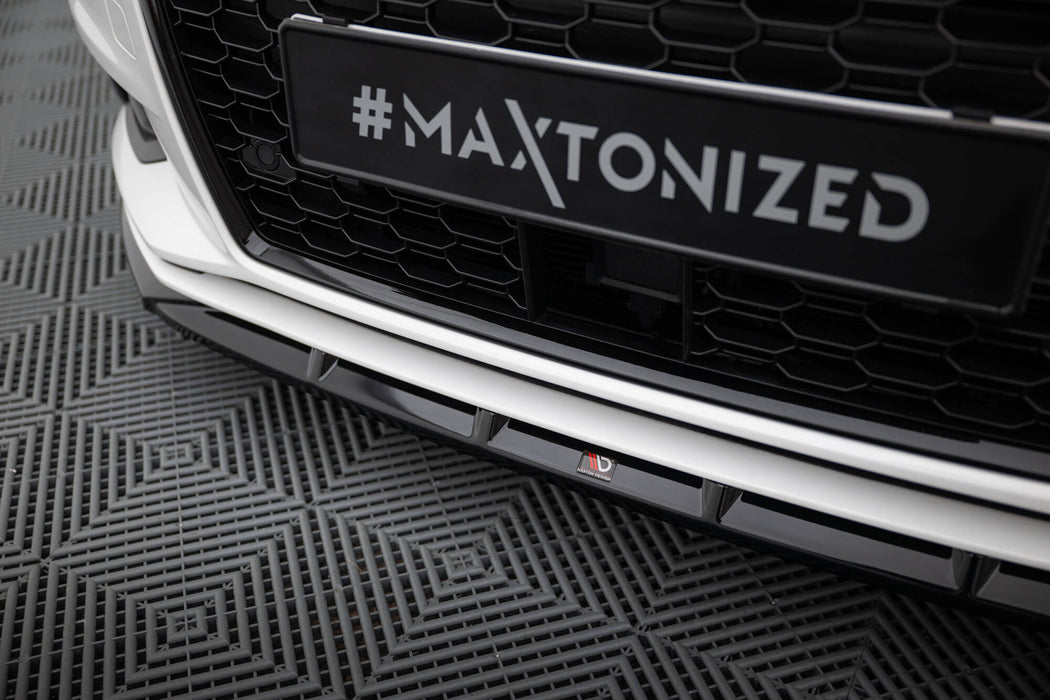 Maxton Design Front Splitter Audi A3 Sedan 8V Facelift