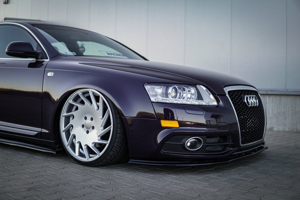 Maxton Design Front Splitter Audi A6 S-Line C6 FL