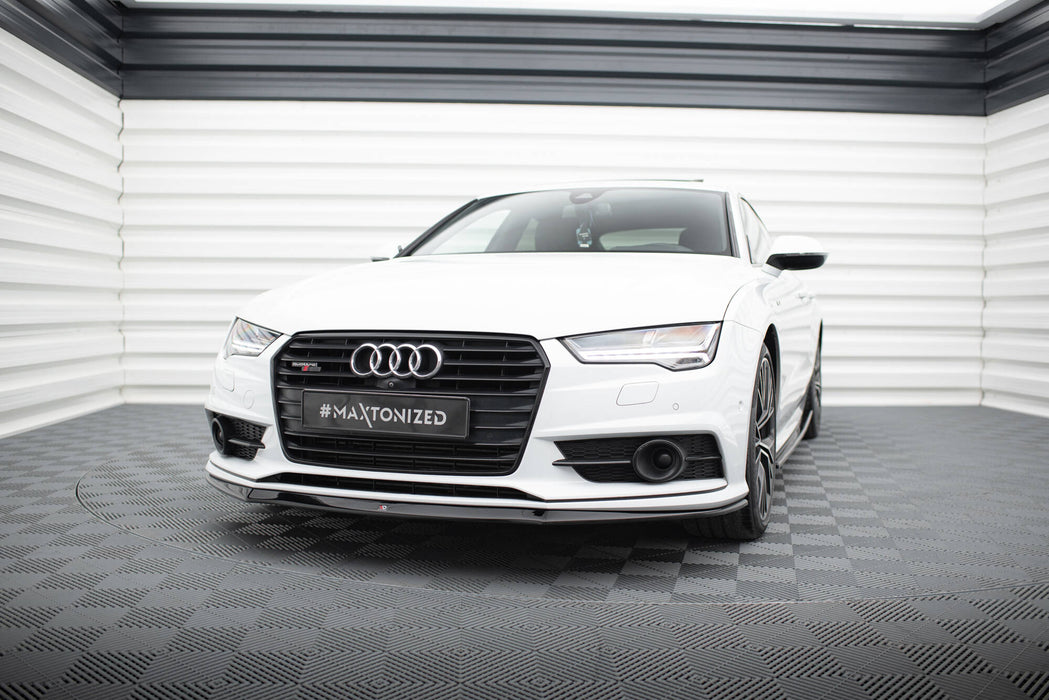 Maxton Design Front Splitter Audi S7 / A7 S-Line C7 FL