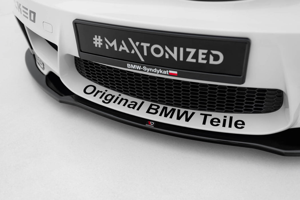 Maxton Design Front Splitter BMW 1 M Coupe E82
