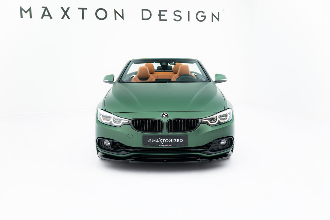 Maxton Design Front Splitter BMW 4 Cabrio / Coupe F33 / F32