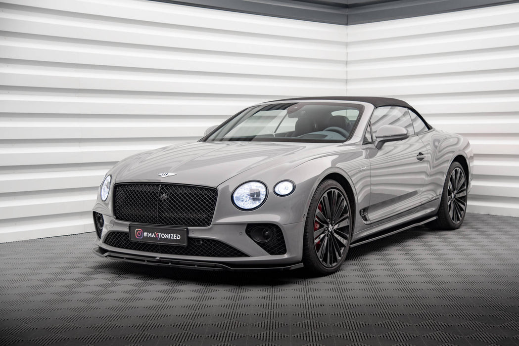Maxton Design Front Splitter Bentley Continental Convertible GT Mk3