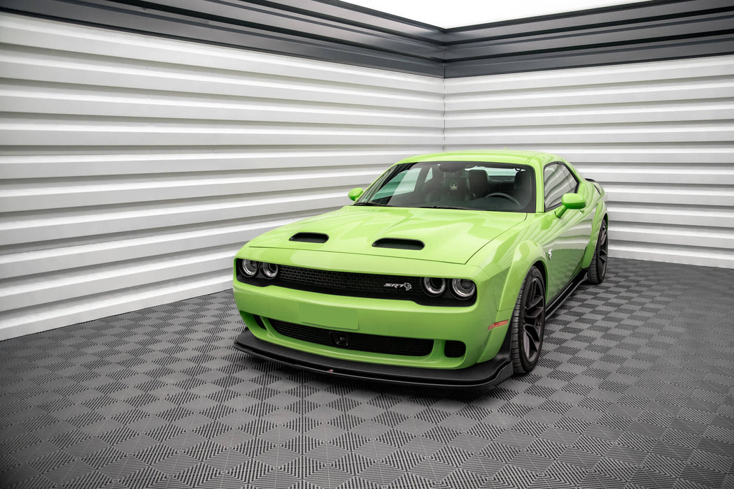 Maxton Design Front Splitter Dodge Challenger SRT Hellcat Widebody Mk3
