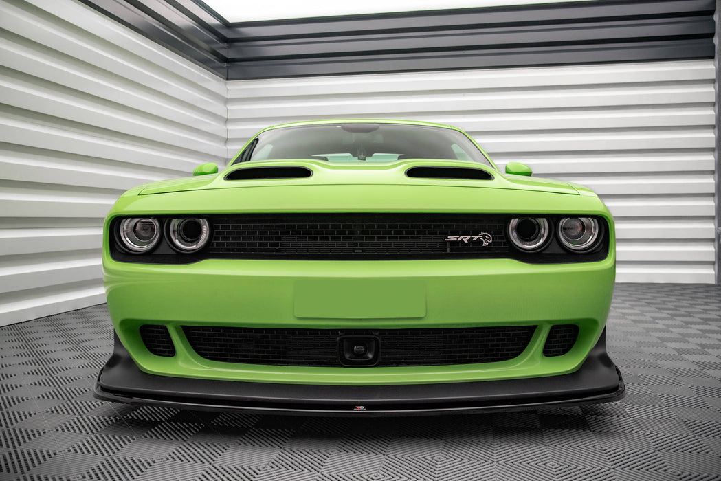 Maxton Design Front Splitter Dodge Challenger SRT Hellcat Widebody Mk3