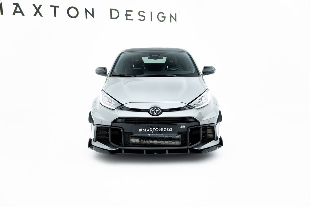 Maxton Design Front Splitter + Flaps Toyota GR Yaris Mk4 Facelift