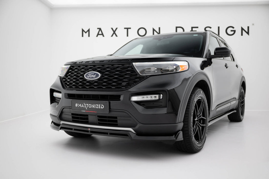Maxton Design Front Splitter Ford Explorer XLT Mk6