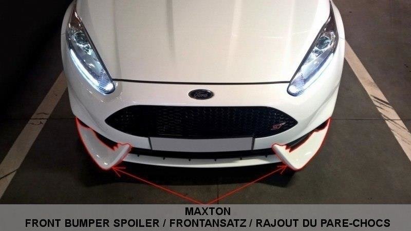 Maxton Design Front Splitter Ford Fiesta ST Mk7 FL (Fit Maxton Design Bumper)