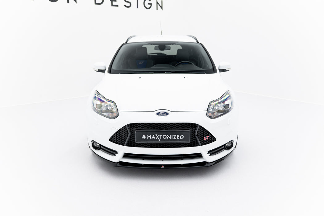 Maxton Design Front Splitter Ford Focus ST Mk3 (Cupra)