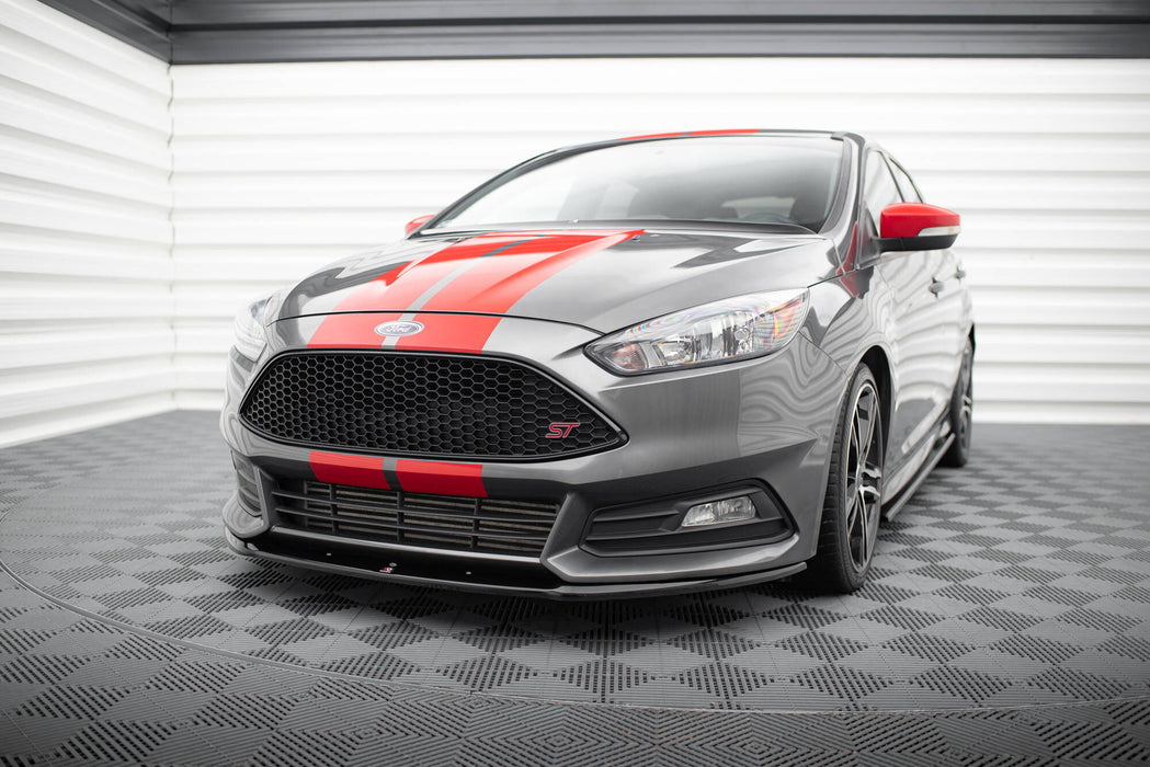 Maxton Design Front Splitter Ford Focus ST Mk3 FL (Cupra)