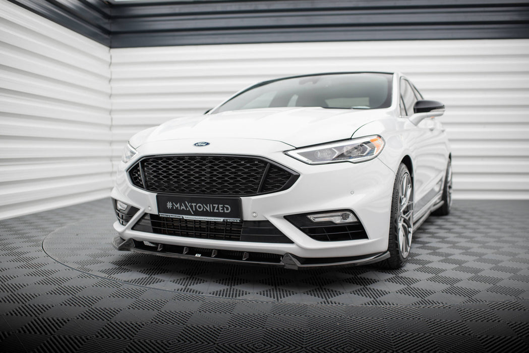 Maxton Design Front Splitter Ford Mondeo Sport Mk5 Facelift / Fusion Sport Mk2 Facelift