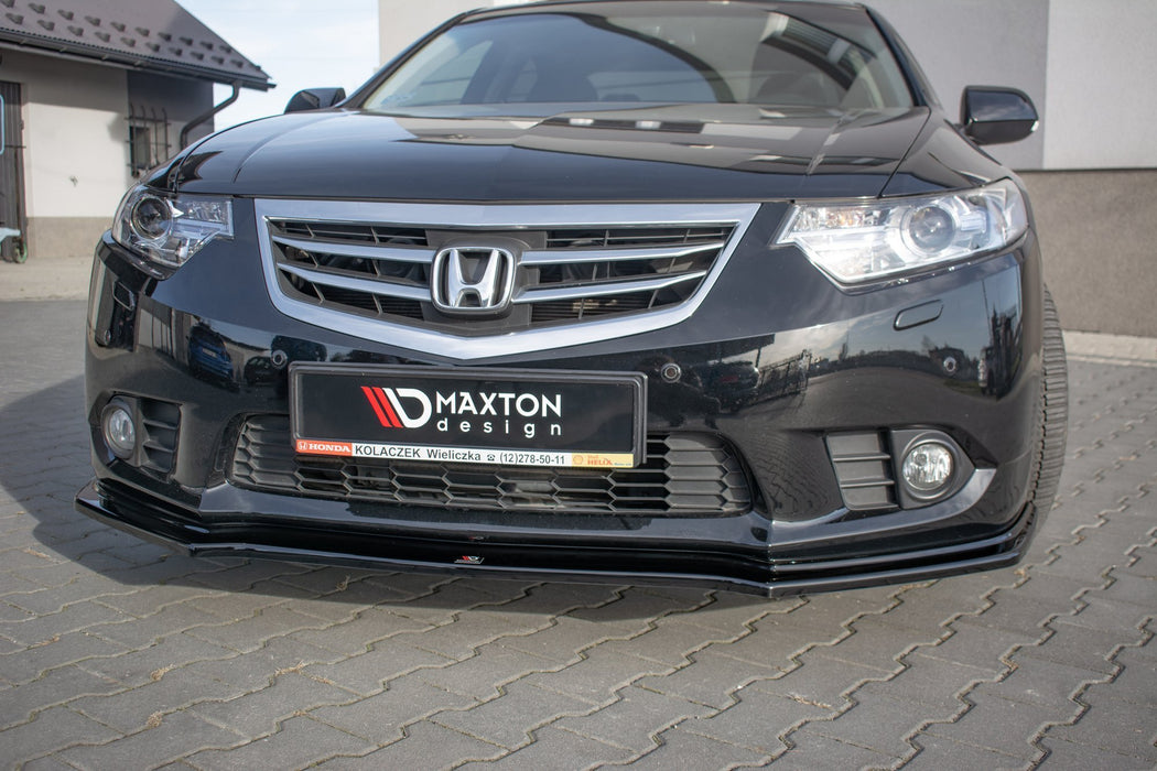 Maxton Design Front Splitter  Honda Accord VIII (CU Series) Facelift