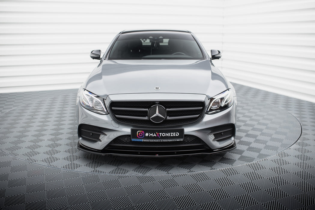 Maxton Design Front Splitter Mercedes-Benz E43 AMG / AMG-Line Sedan / Estate  W213 / S213