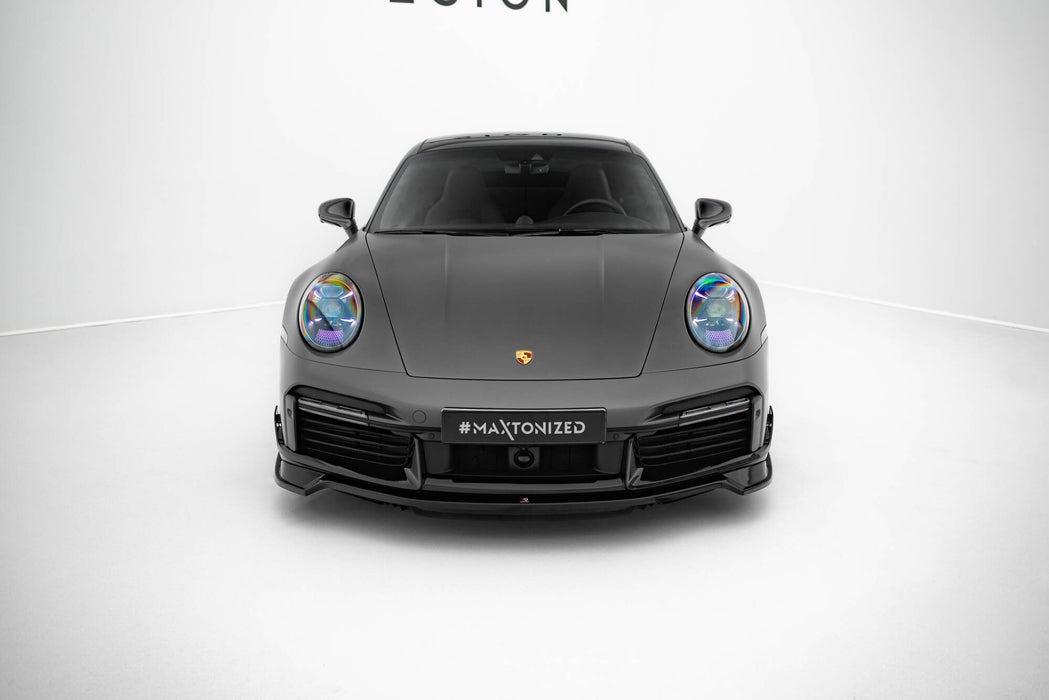 Maxton Design Front Splitter Porsche 911 Turbo S Sport Package 992