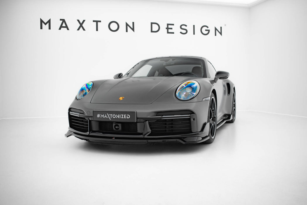 Maxton Design Front Splitter Porsche 911 Turbo S Sport Package 992