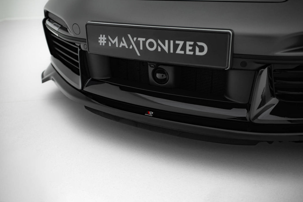 Maxton Design Front Splitter Porsche 911 Turbo S Sport Package 992