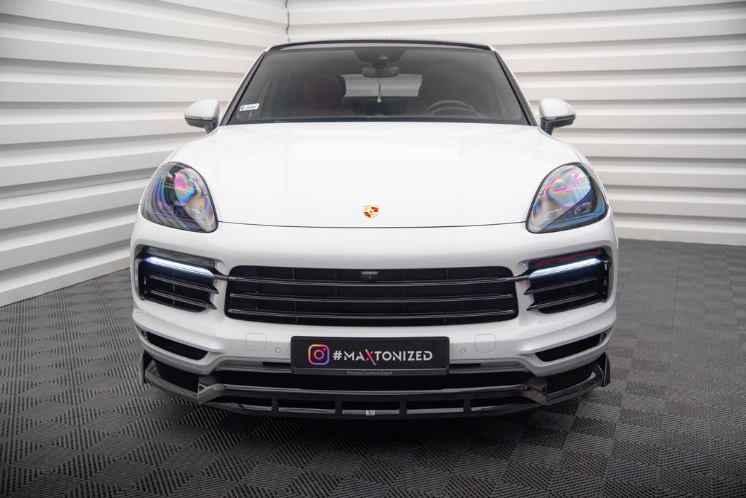 Maxton Design Front Splitter Porsche Cayenne Coupe / SUV Mk3