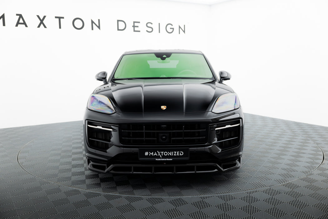 Maxton Design Front Splitter Porsche Cayenne SUV / Coupe Mk3 Facelift