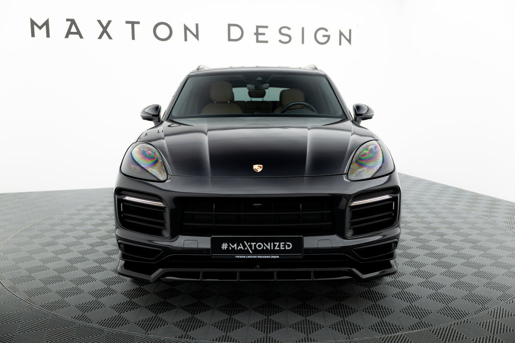 Maxton Design Front Splitter Porsche Cayenne Sport Design Mk3