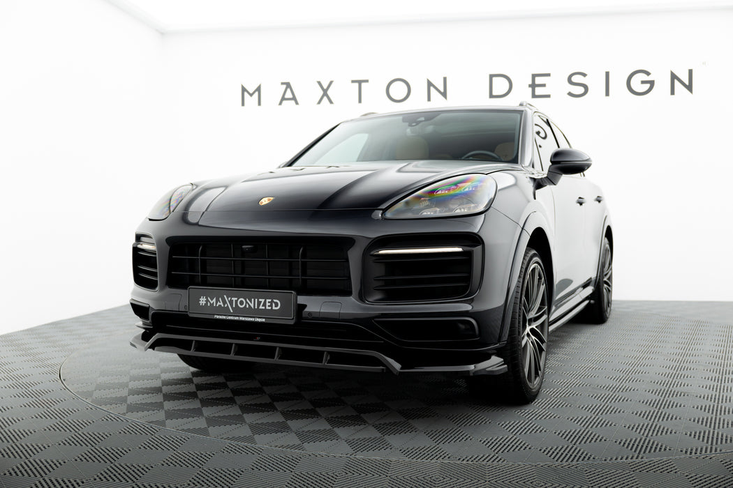 Maxton Design Front Splitter Porsche Cayenne Sport Design Mk3
