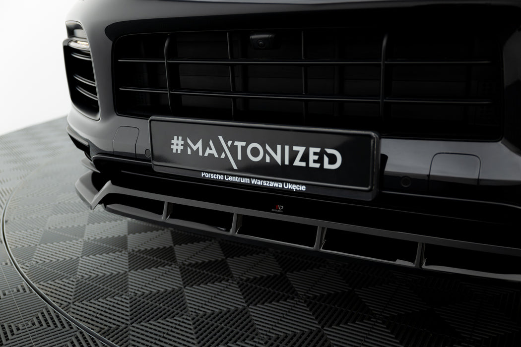 Maxton Design Front Splitter Porsche Cayenne Sport Design Mk3