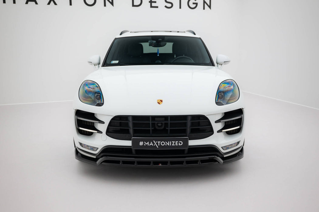 Maxton Design Front Splitter Porsche Macan Turbo Mk1