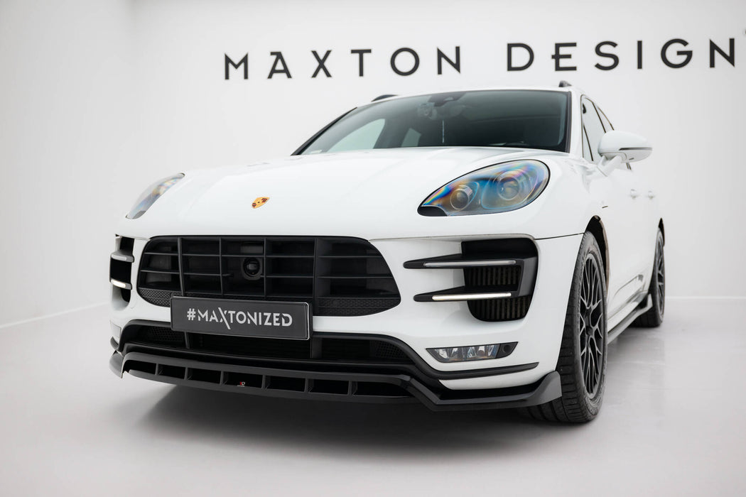 Maxton Design Front Splitter Porsche Macan Turbo Mk1
