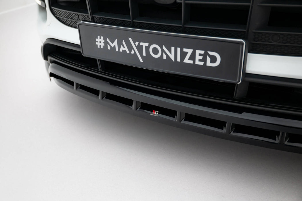 Maxton Design Front Splitter Porsche Macan Turbo Mk1