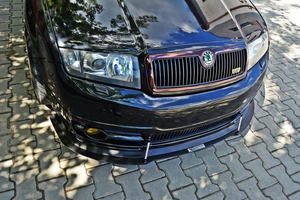 Maxton Design Front Splitter Racing Skoda Fabia RS Mk1