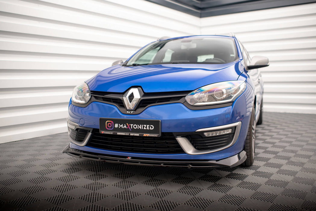 Maxton Design Front Splitter Renault Megane GT Line Grandtour Mk3 Facelift
