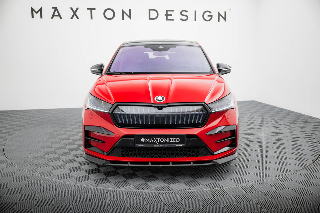 Maxton Design Front Splitter Skoda Enyaq Coupe iV RS