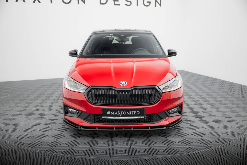 Maxton Design Front Splitter  Skoda Fabia Monte Carlo Mk4