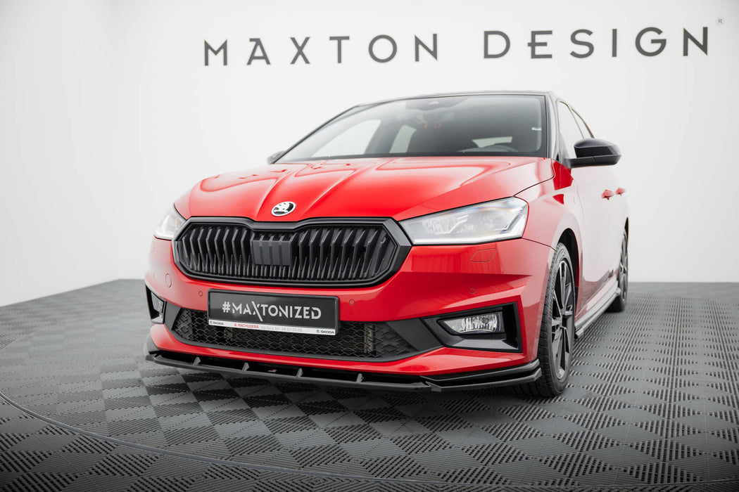 Maxton Design Front Splitter  Skoda Fabia Monte Carlo Mk4
