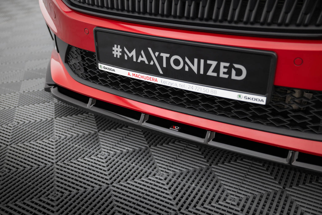 Maxton Design Front Splitter  Skoda Fabia Monte Carlo Mk4
