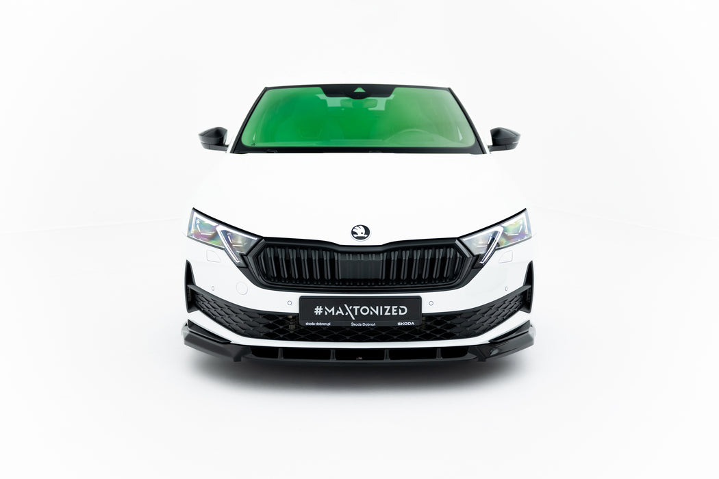 Maxton Design Front Splitter Skoda Octavia Sportline Liftback / Combi Mk4 Facelift