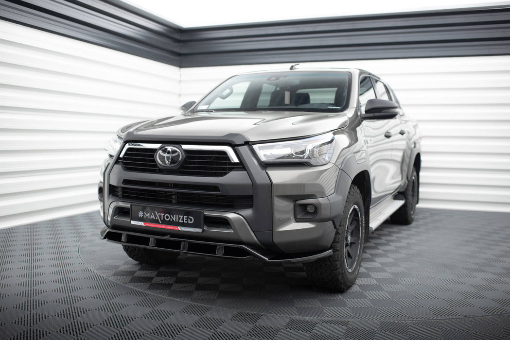 Maxton Design Front Splitter Toyota Hilux Invincible Mk8 Facelift