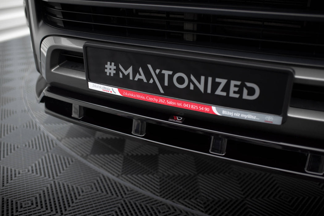 Maxton Design Front Splitter Toyota Hilux Invincible Mk8 Facelift