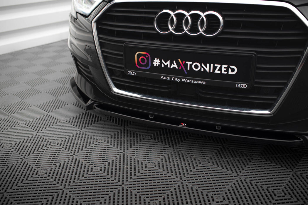 Maxton Design Front Splitter V.1 Audi A3 Sportback 8V Facelift