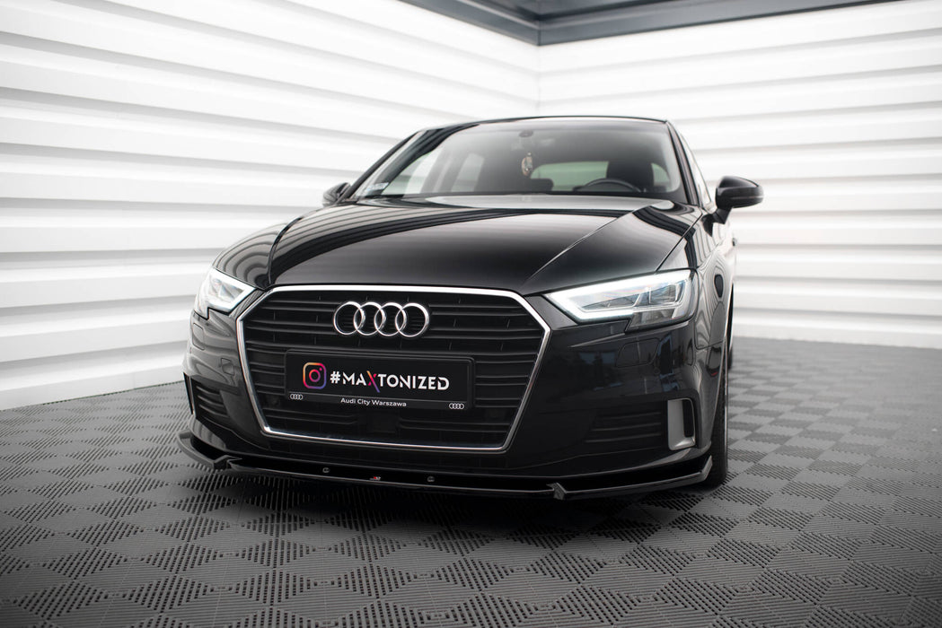 Maxton Design Front Splitter V.1 Audi A3 Sportback 8V Facelift