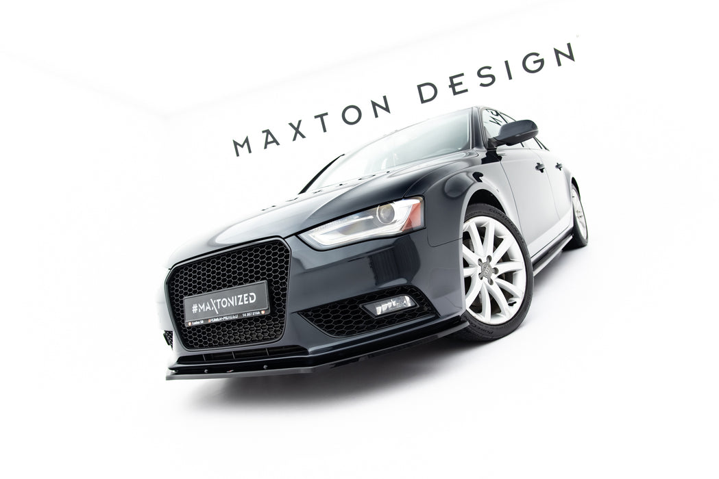 Maxton Design Front Splitter V.1 Audi A4 B8 FL