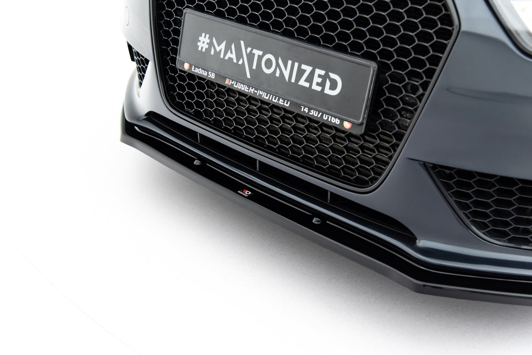 Maxton Design Front Splitter V.1 Audi A4 B8 FL